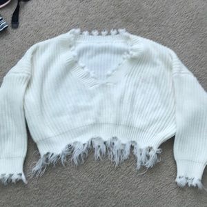 Cropped sweater